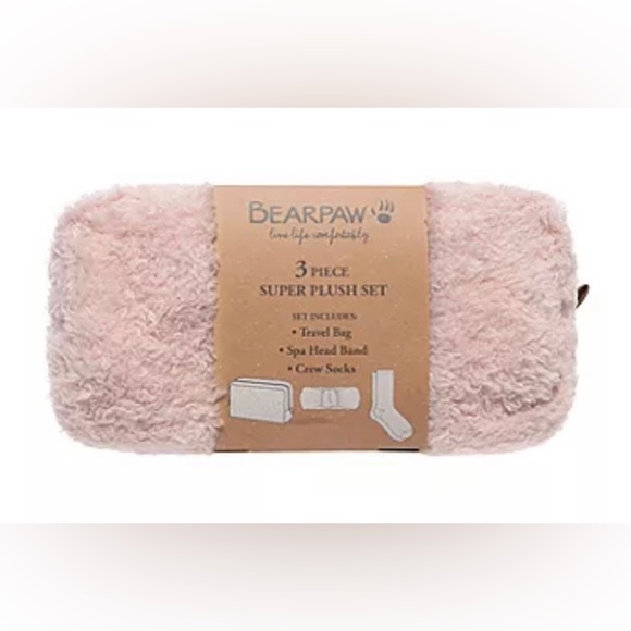𝐁𝐄𝐀𝐑𝐏𝐀𝐖 Plush 3 Piece Spa Set - Picture 1 of 4